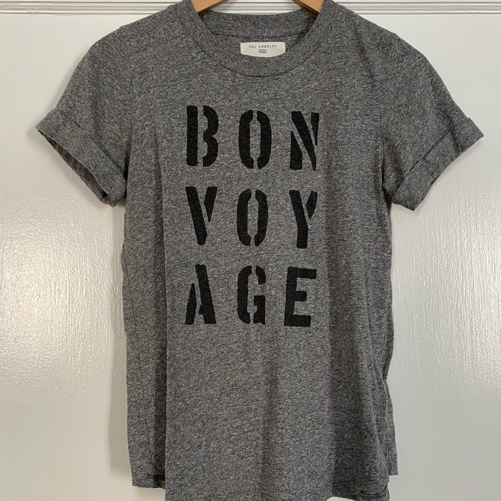 Sol Angeles Anthropologie Bonvoyage t-shirt